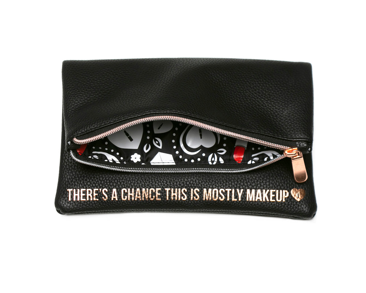 There's A Chance This Is Mostly Makeup Foldover Makeup Clutch